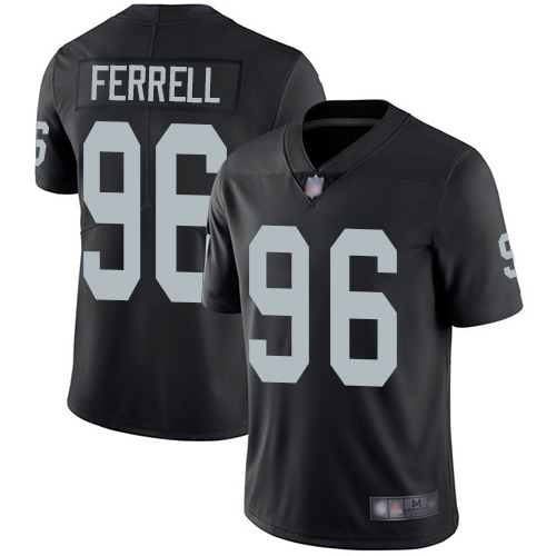 Men Oakland Raiders Limited Black Clelin Ferrell Home Jersey NFL Football #96 Vapor Untouchable Jersey